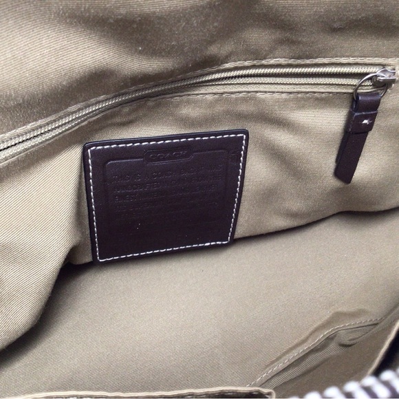 Coach satchel shoulder bag handbag cloth - Picture 9 of 9